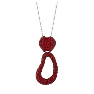 Authentic Atelier Swarovski Scarlet Crystal pendant.